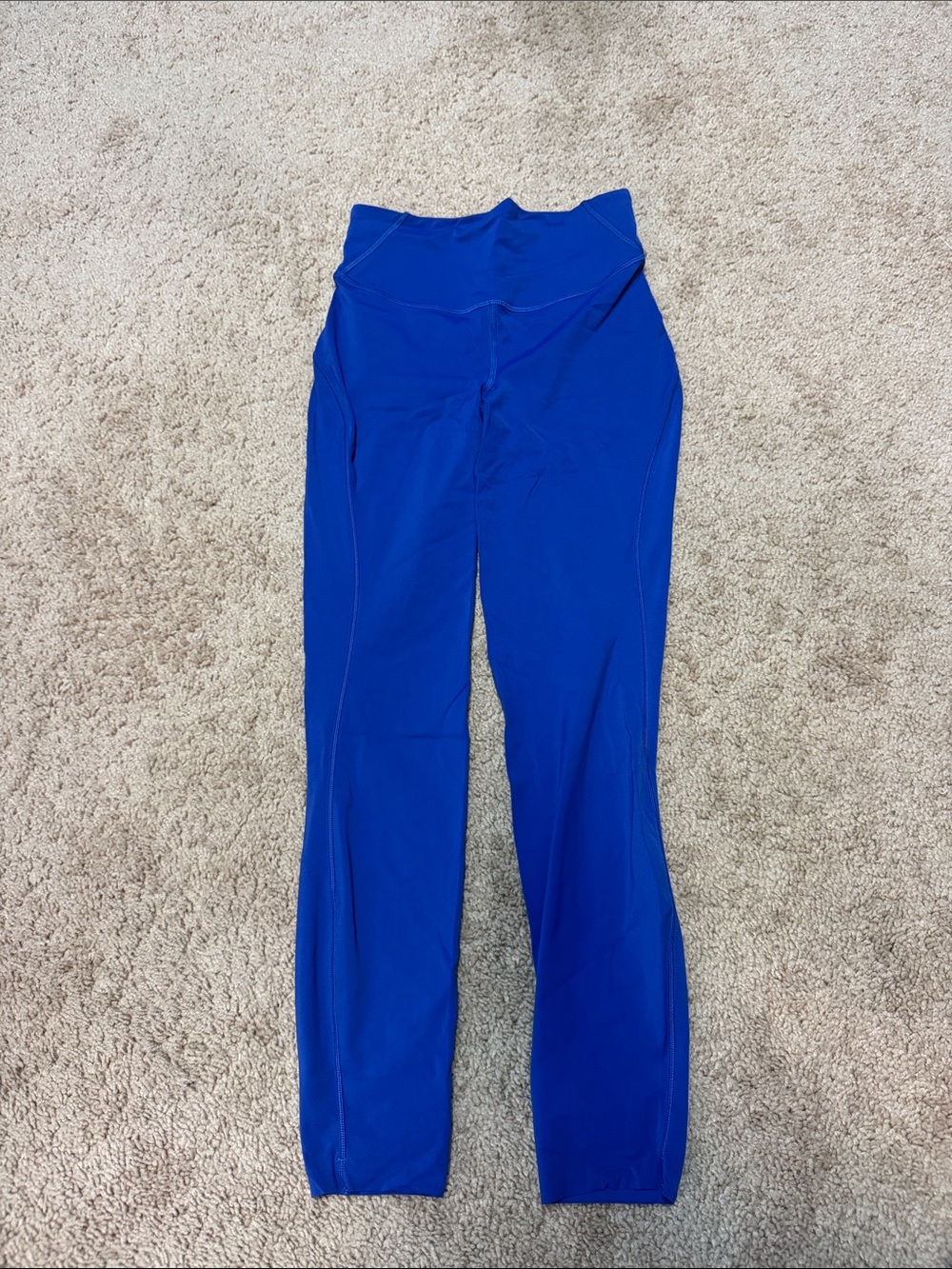 Lululemon Fast and Free High-Waist Royal Blue Active Leggings - Women